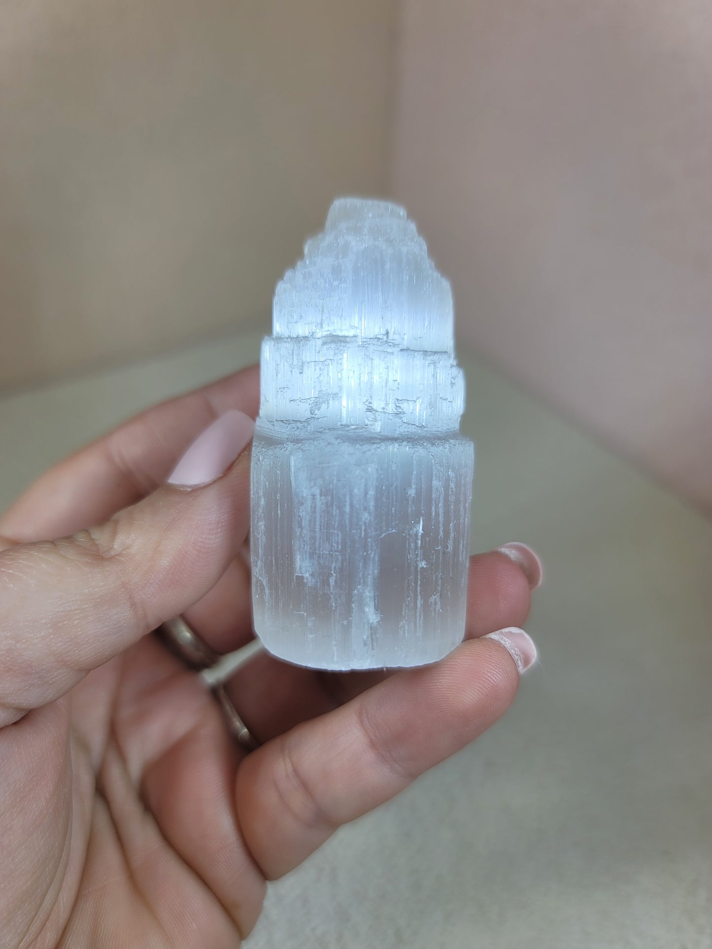Selenite Charging Skyscraper Tower 2.5"