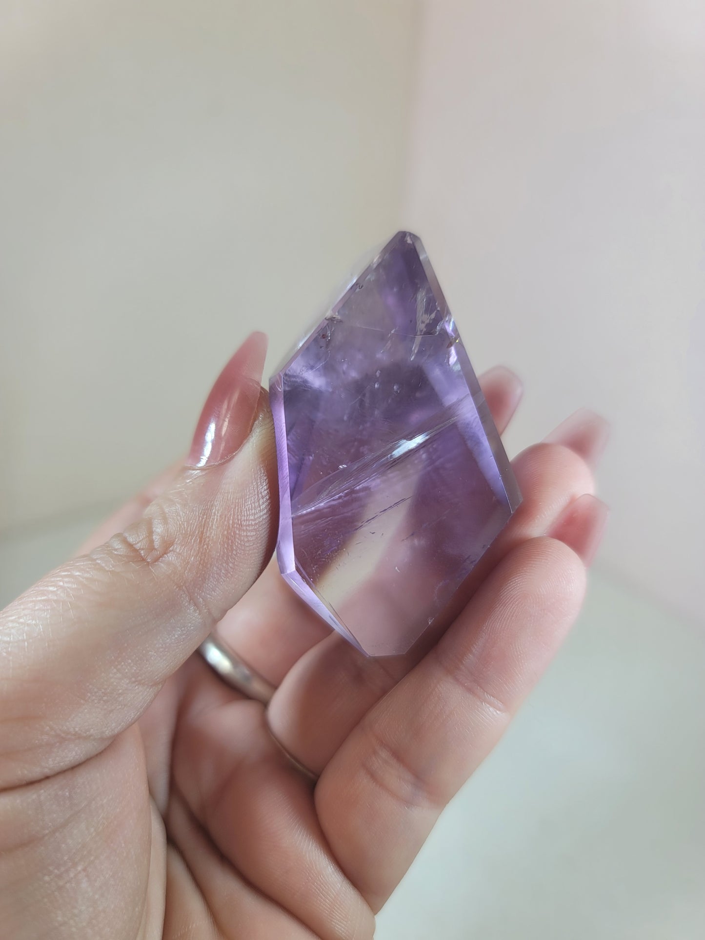 (B) High Quality Faceted Amethyst from Brazil