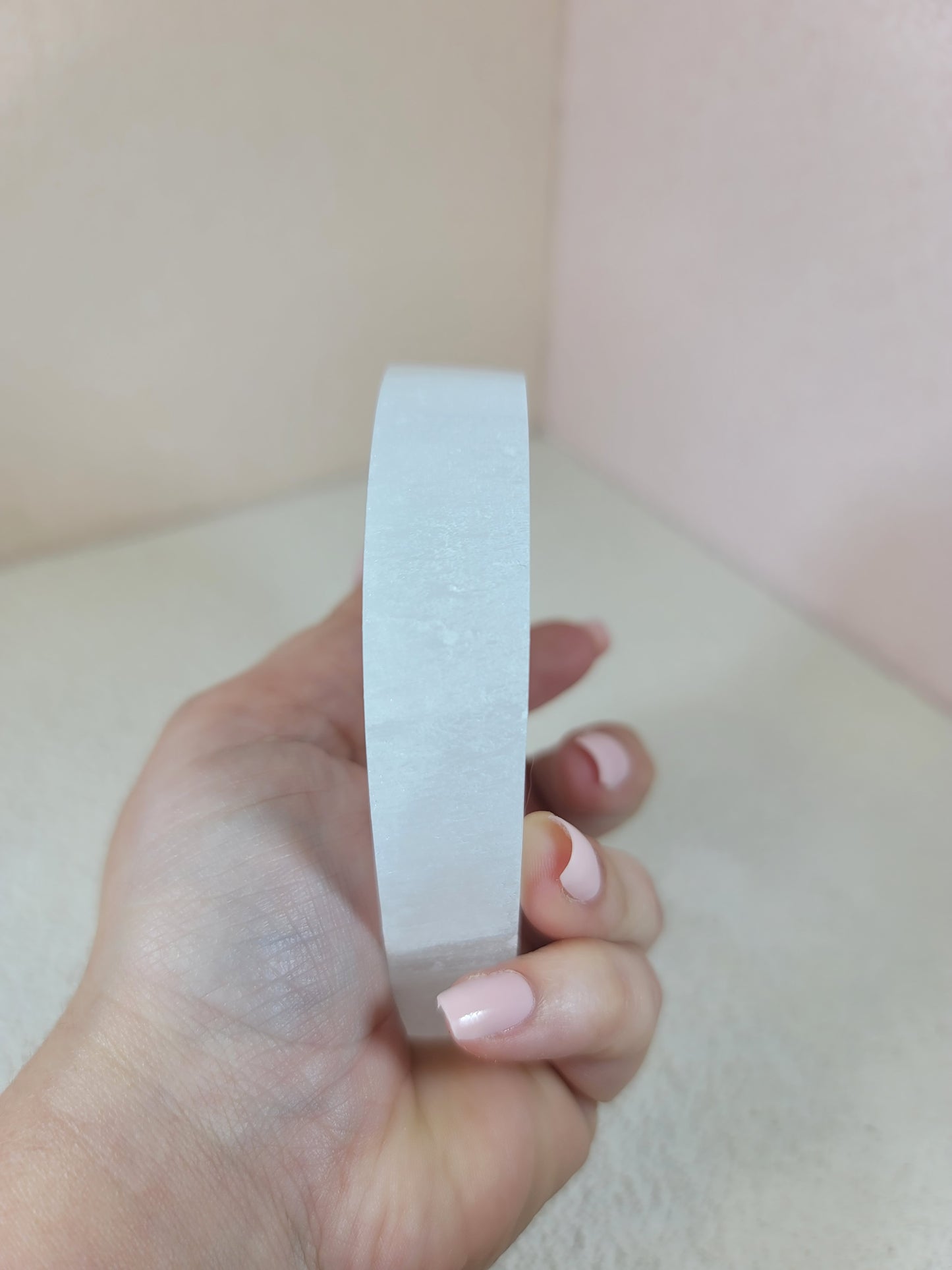 Selenite Heart Shaped Charging Plate