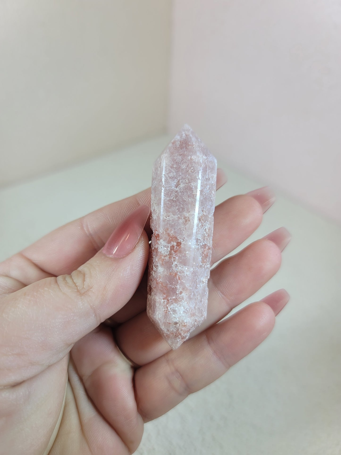 (K) Pink Amethyst Double Termination DT
