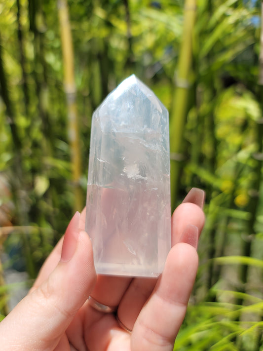 (I) High Quality Girasol Quartz Tower from Brazil