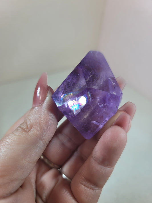 (C) High Quality Faceted Amethyst from Brazil