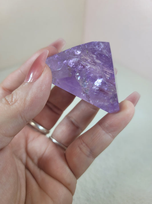 (E) High Quality Faceted Amethyst from Brazil
