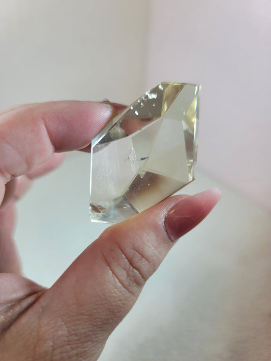 (C) High Quality Natural Citrine Faceted from Brazil
