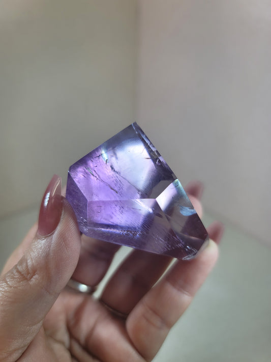 (B) High Quality Faceted Amethyst from Brazil