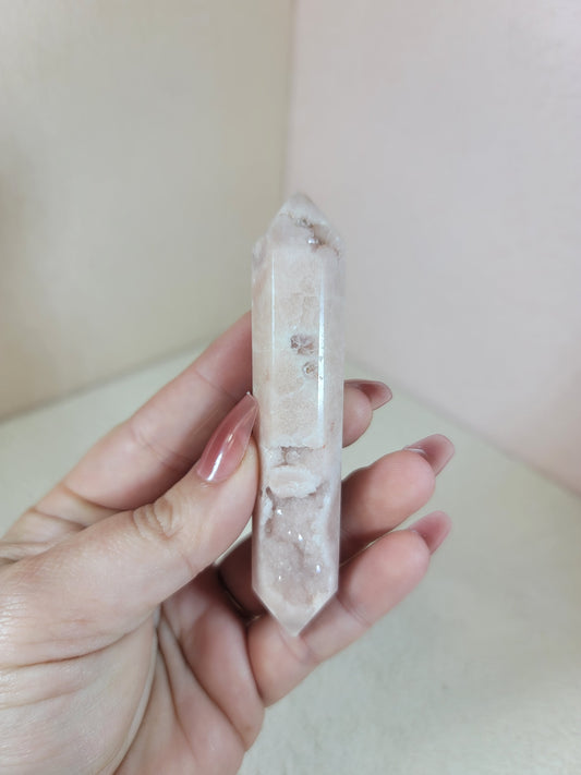 (D) Pink Amethyst Double Termination DT