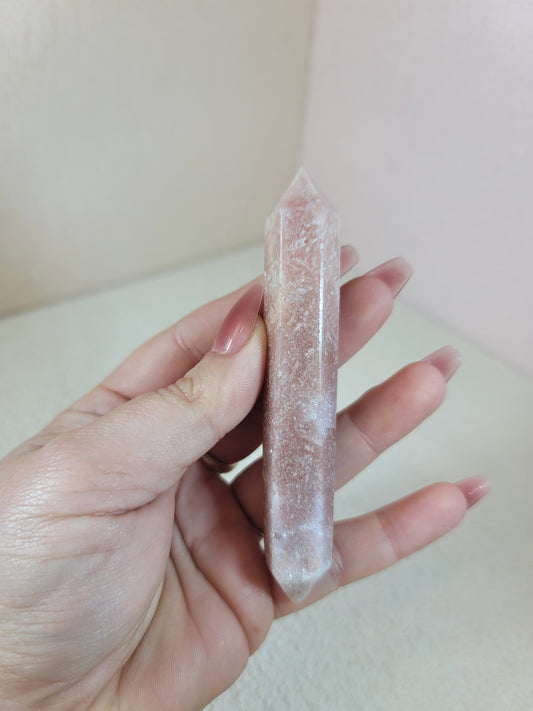 (C) Pink Amethyst Double Termination DT