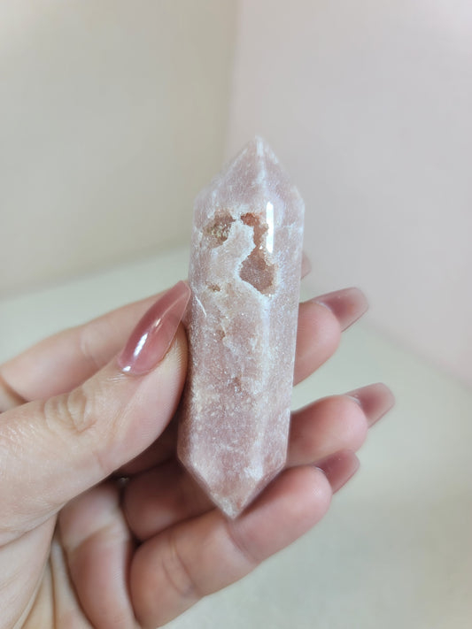 (G) Pink Amethyst Double Termination DT