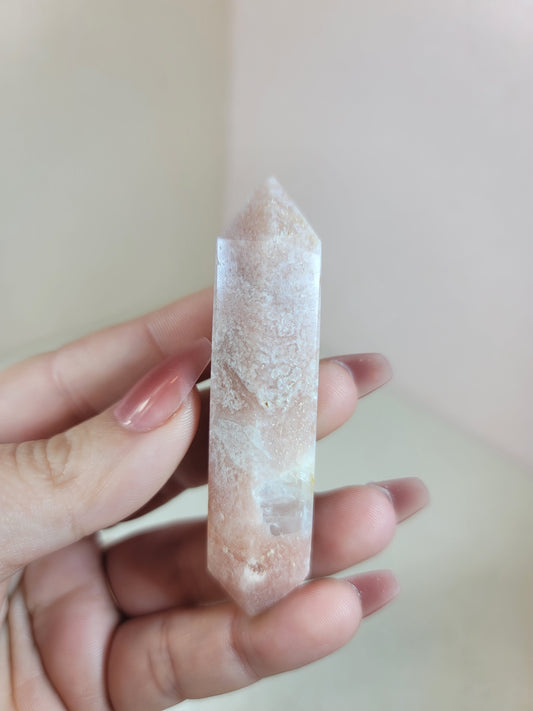(J) Pink Amethyst Double Termination DT
