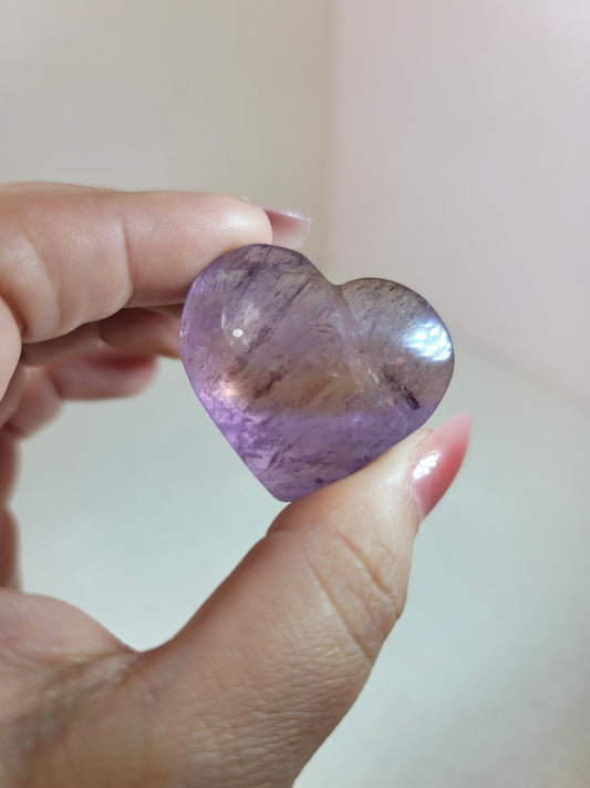High Quality Ametrine Puffy Pocket Heart