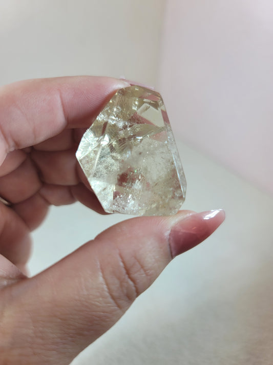 (D) High Quality Natural Citrine Faceted from Brazil