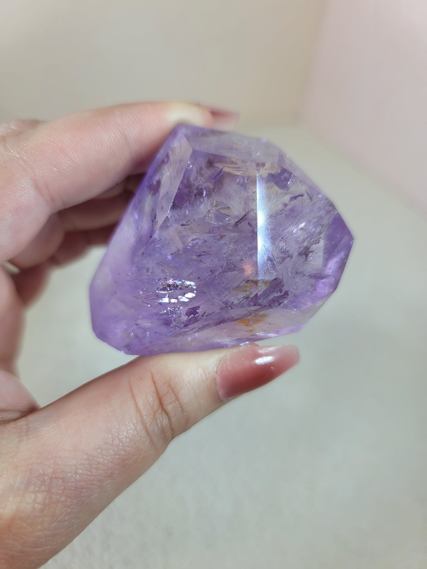 (K) High Quality Faceted Amethyst from Brazil
